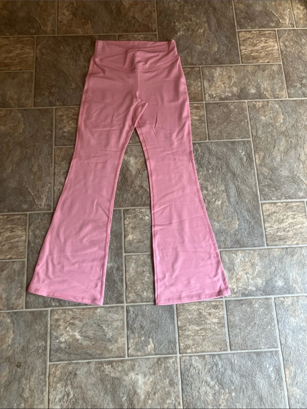 Girls Old Navy Pink Flared Leggings